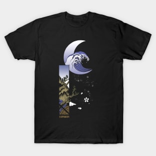 Moon wave T-Shirt